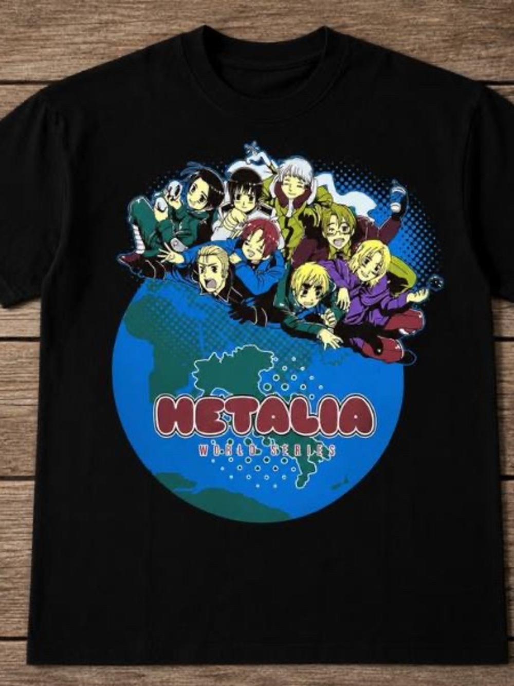 Black Hetalia Kids Graphic Tee - Anime World Series